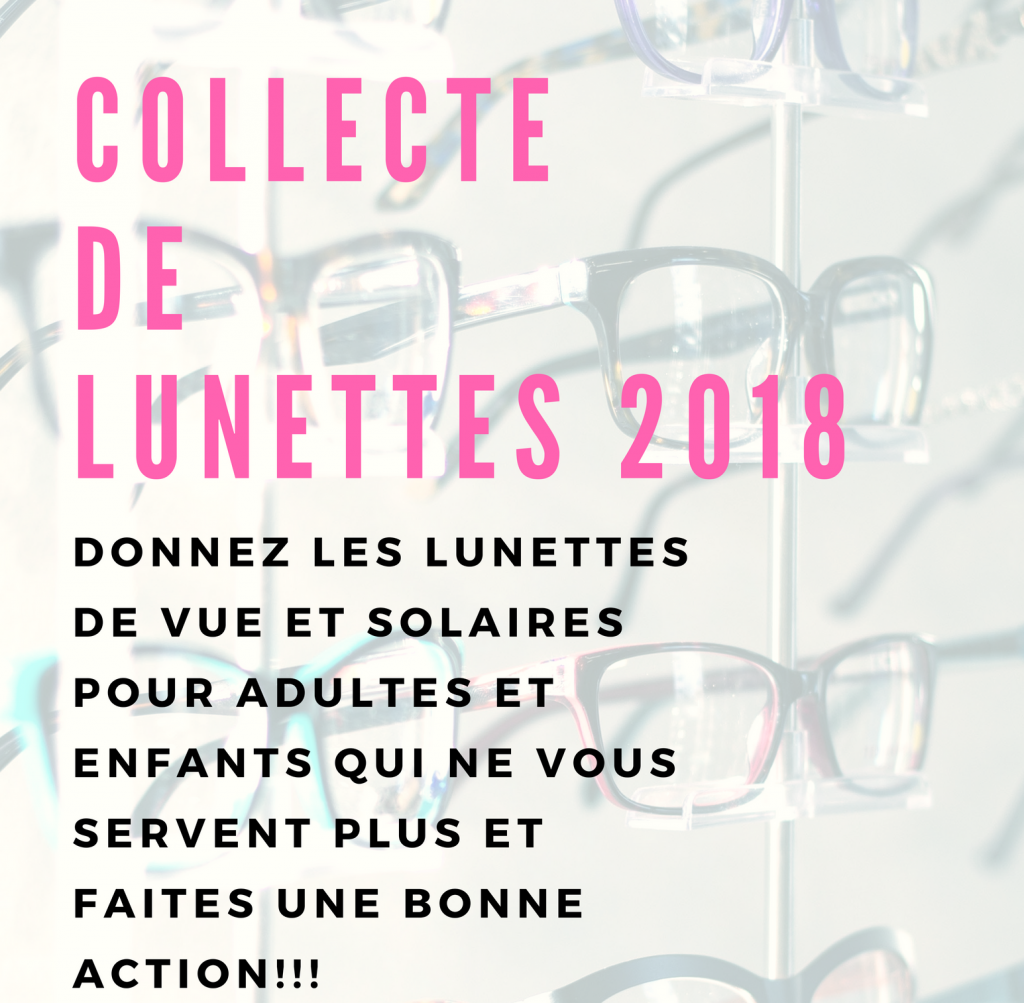 collecte de lunettes